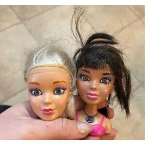 Barbie Heads Bundle 2 Pieces 2011 Happy Meals